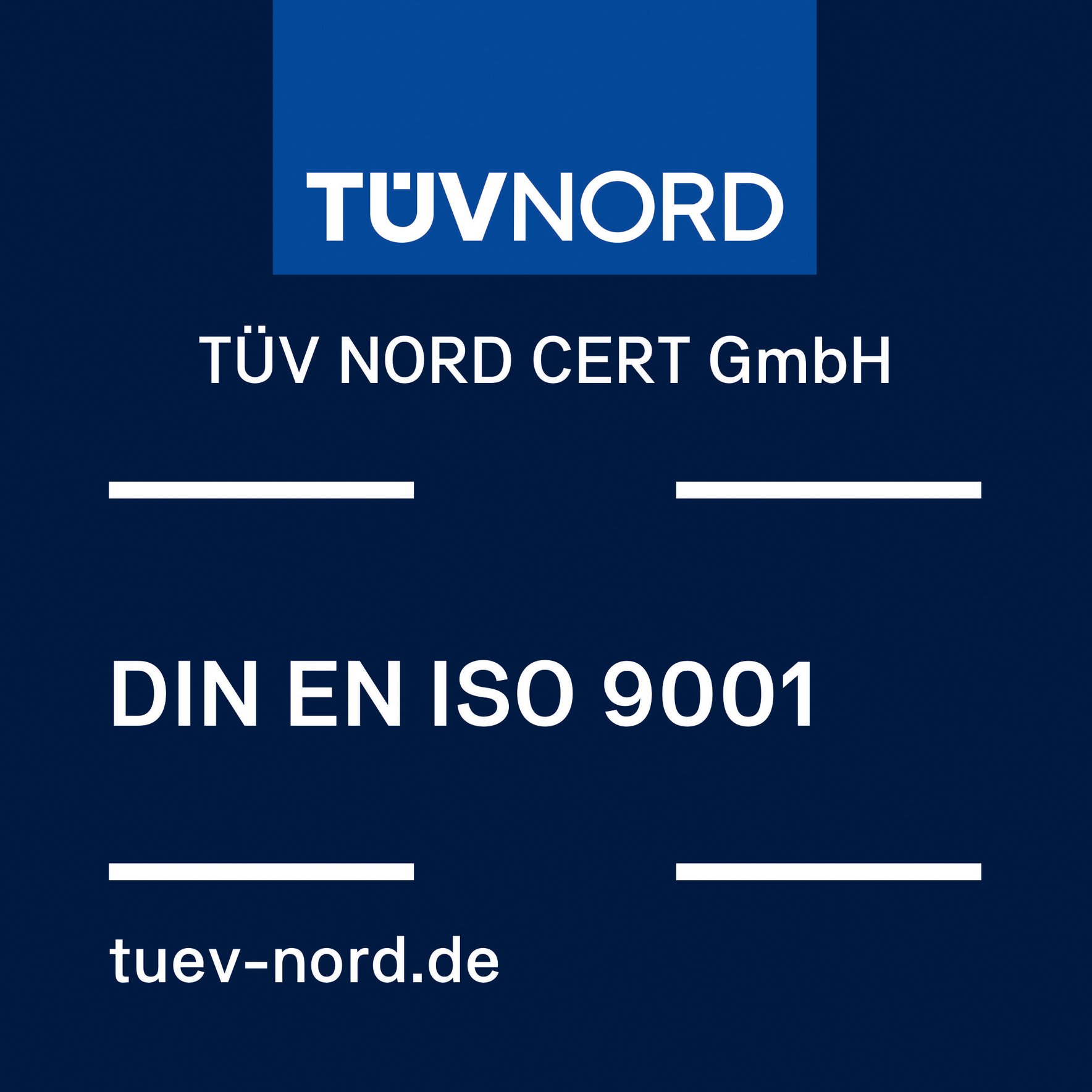 Zertifikat nach DIN EN ISO 9001