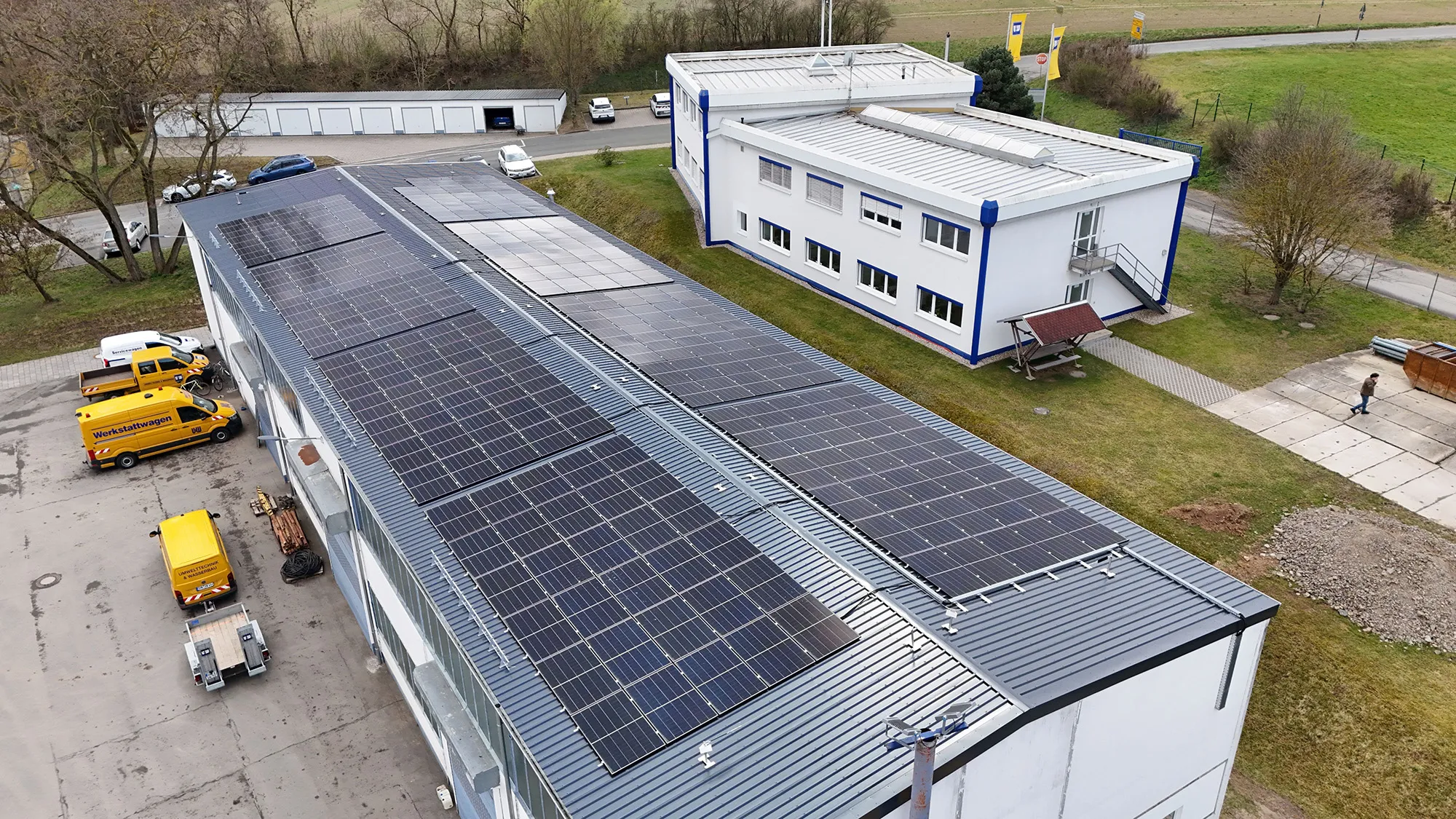 Photovoltaikanlage am Standort Kahla